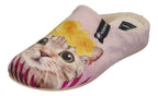 VERBENAS Damen Hausschuhe - YORK ANIMAL PELO - Gato