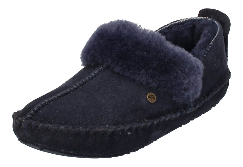 WARMBAT Damenschuhe Hausschuhe BARRINE SUEDE dark navy-0