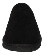 WARMBAT Lammfell Hausschuhe - CLASSIC SUEDE - black-2