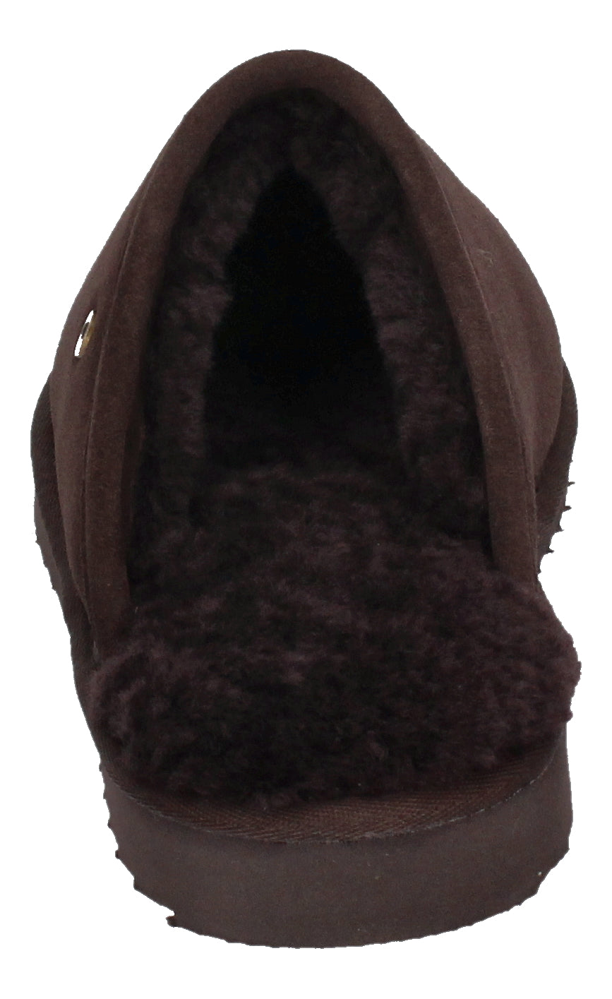 WARMBAT Herrenschuhe Hausschuhe CLASSIC SUEDE - choco-4