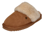 WARMBAT Damenschuhe Hausschuhe FLURRY SUEDE - cognac-0