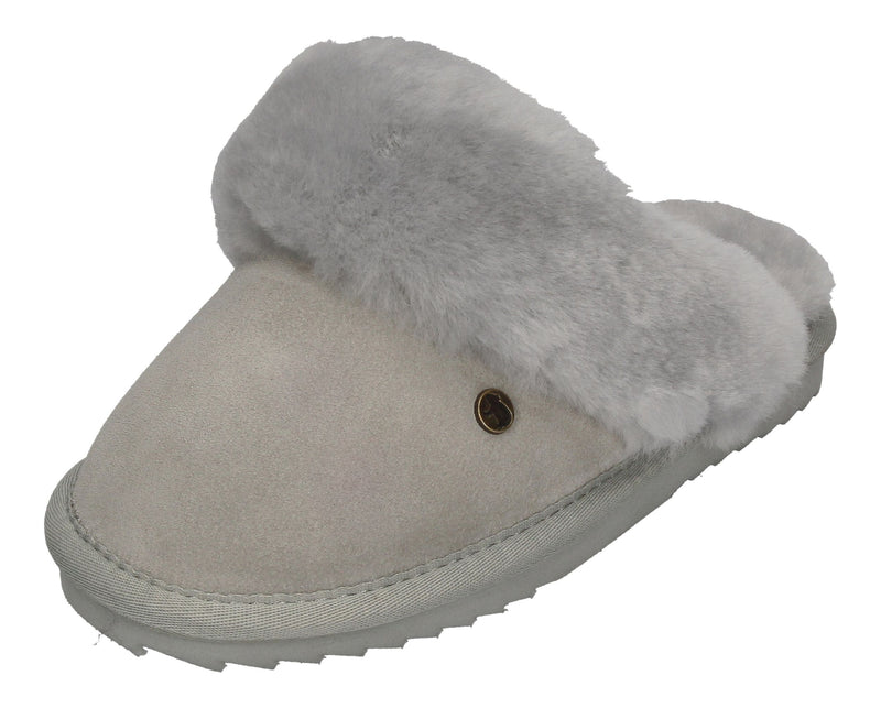 WARMBAT Kinderschuhe Hausschuhe FLURRY SUEDE - ice blue-0