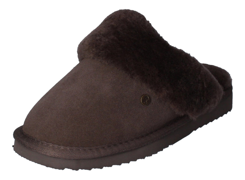 WARMBAT Damenschuhe Hausschuhe FLURRY SUEDE - pebble-0