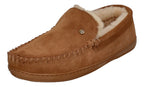 WARMBAT Herrenschuhe Hausschuhe GRIZZLY SUEDE - cognac-0