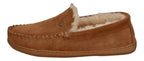 WARMBAT Herrenschuhe Hausschuhe GRIZZLY SUEDE - cognac-1