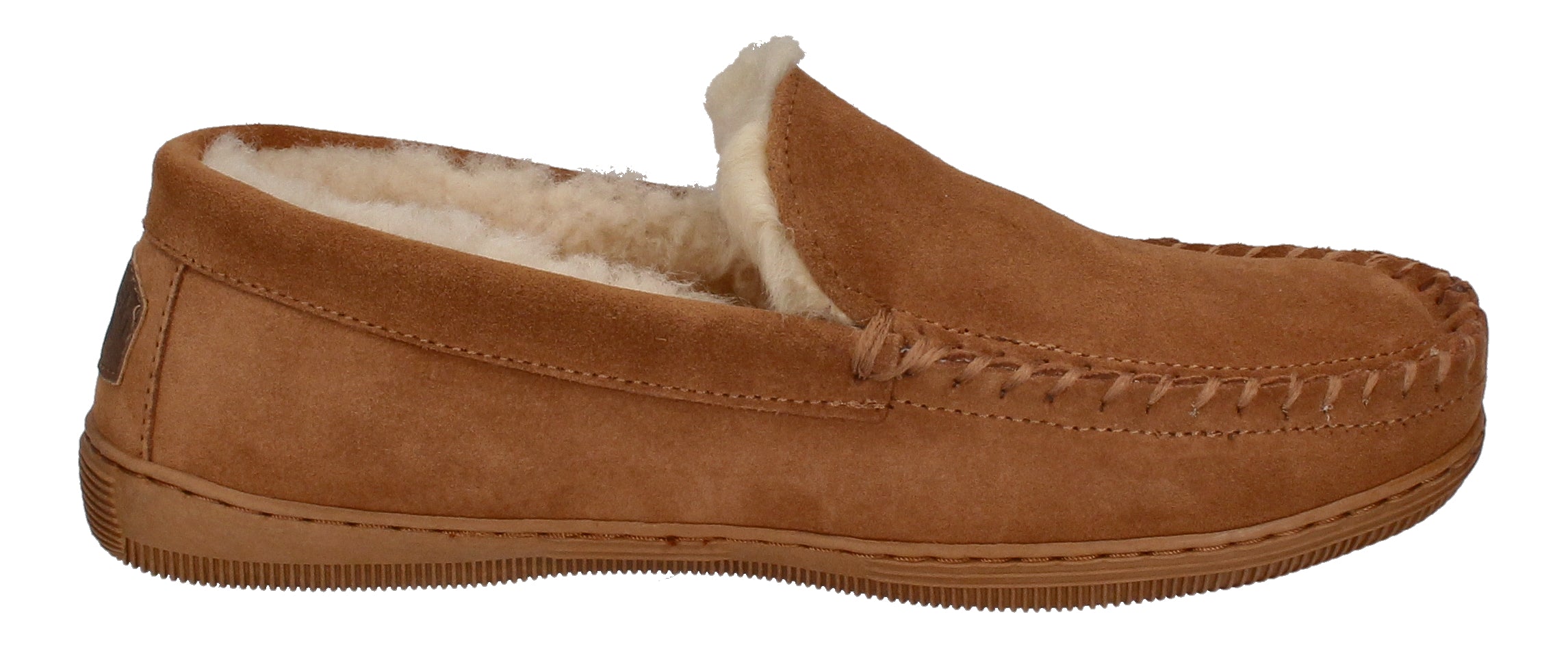 WARMBAT Herrenschuhe Hausschuhe GRIZZLY SUEDE - cognac-3