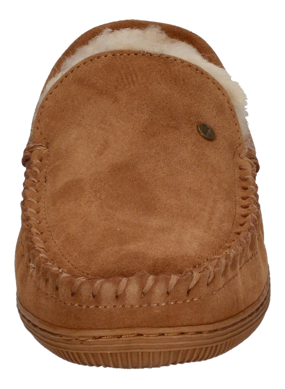 WARMBAT Herrenschuhe Hausschuhe GRIZZLY SUEDE - cognac-2