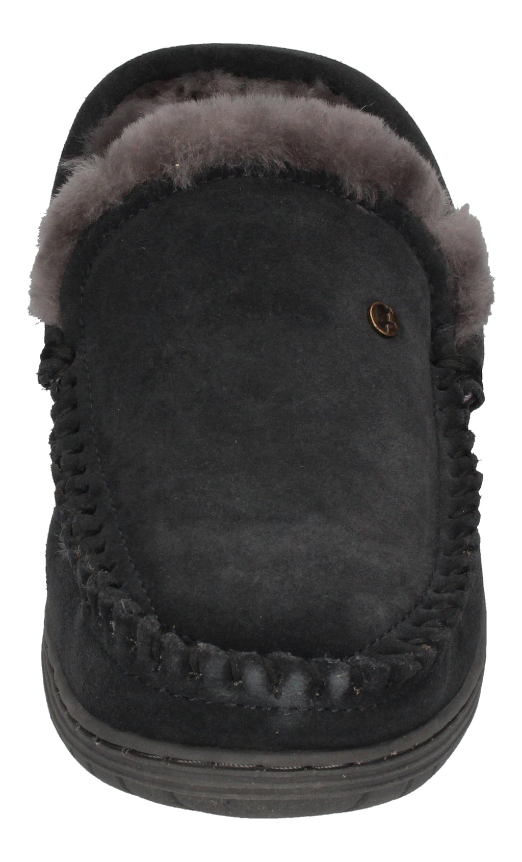 WARMBAT Herrenschuhe Hausschuhe GRIZZLY SUEDE - charcoal