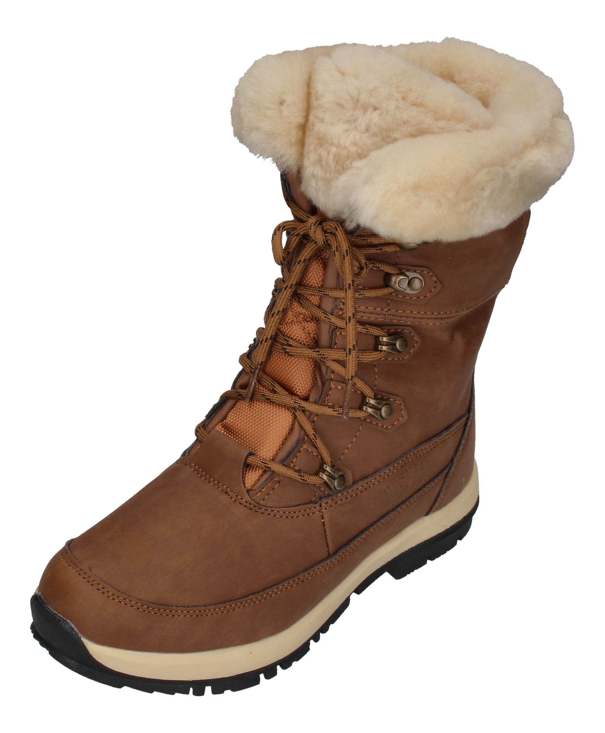 WARMBAT Damenschuhe Outdoorboot HOTHAM - cognac