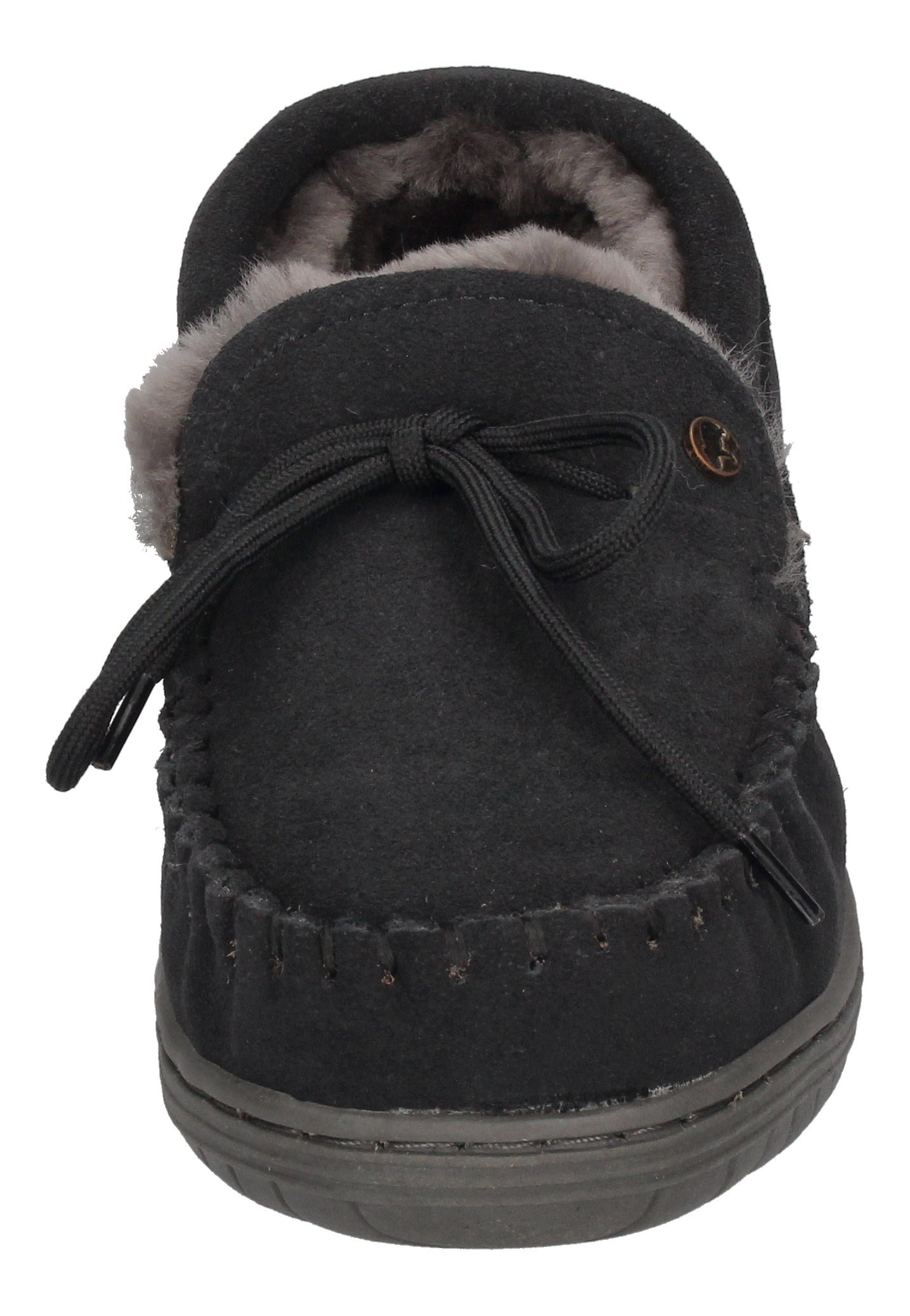 WARMBAT Damenschuhe Hausschuhe KOALA SUEDE - charcoal