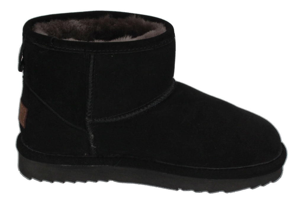 WARMBAT Damenschuhe Schaffell Booties WALLABY - black-3