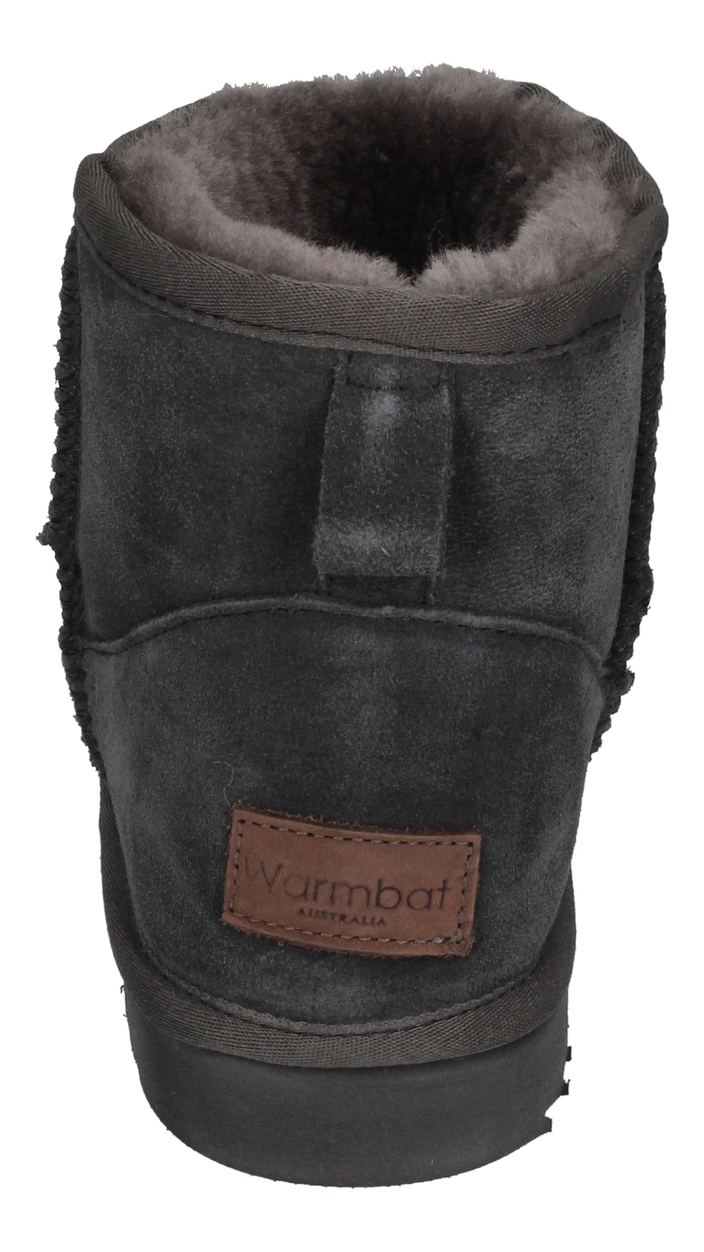 WARMBAT Damenschuhe Schaffell Booties WALLABY - charcoal