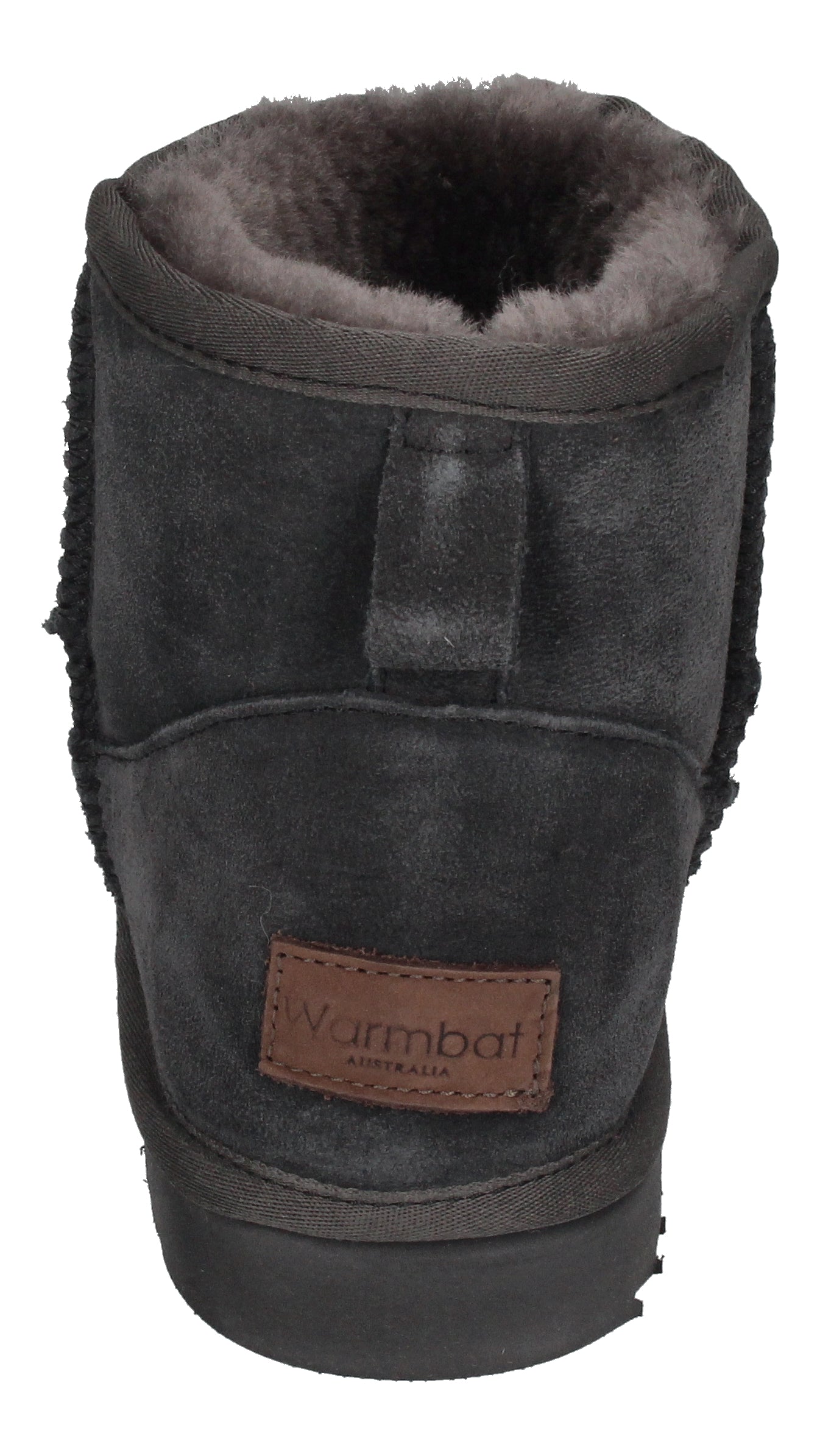 WARMBAT Damenschuhe Schaffell Booties WALLABY - charcoal
