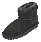 WARMBAT Damenschuhe Schaffell Booties WALLABY - dk grey-0