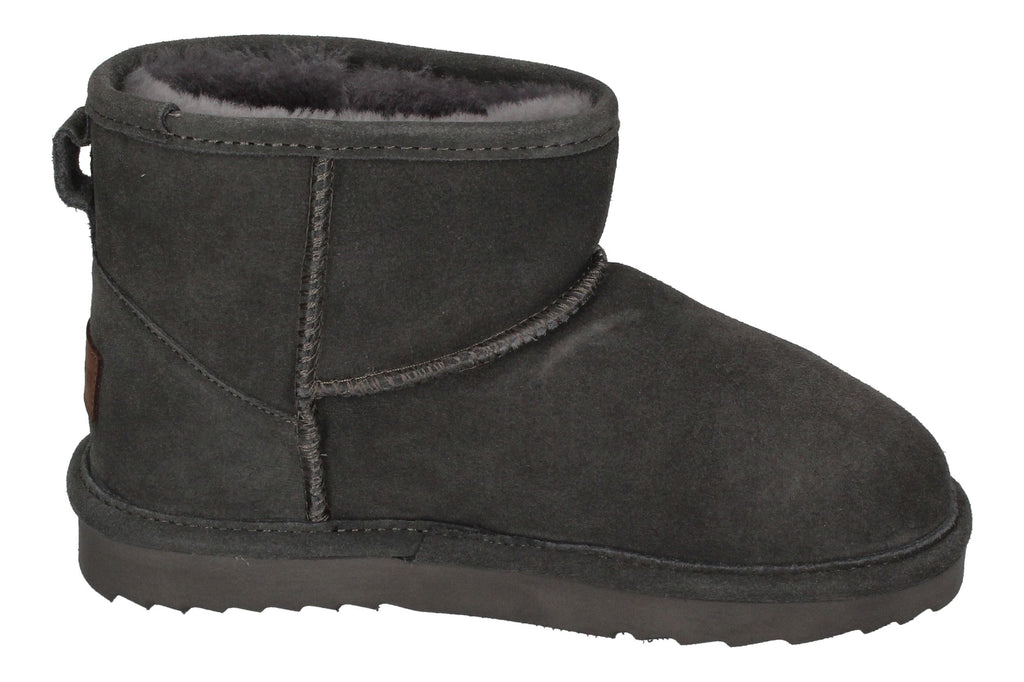 WARMBAT Damenschuhe Schaffell Booties WALLABY - dk grey-3