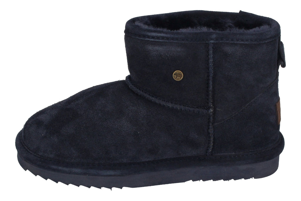 WARMBAT Damenschuhe Schaffell Booties WALLABY - dk navy-1