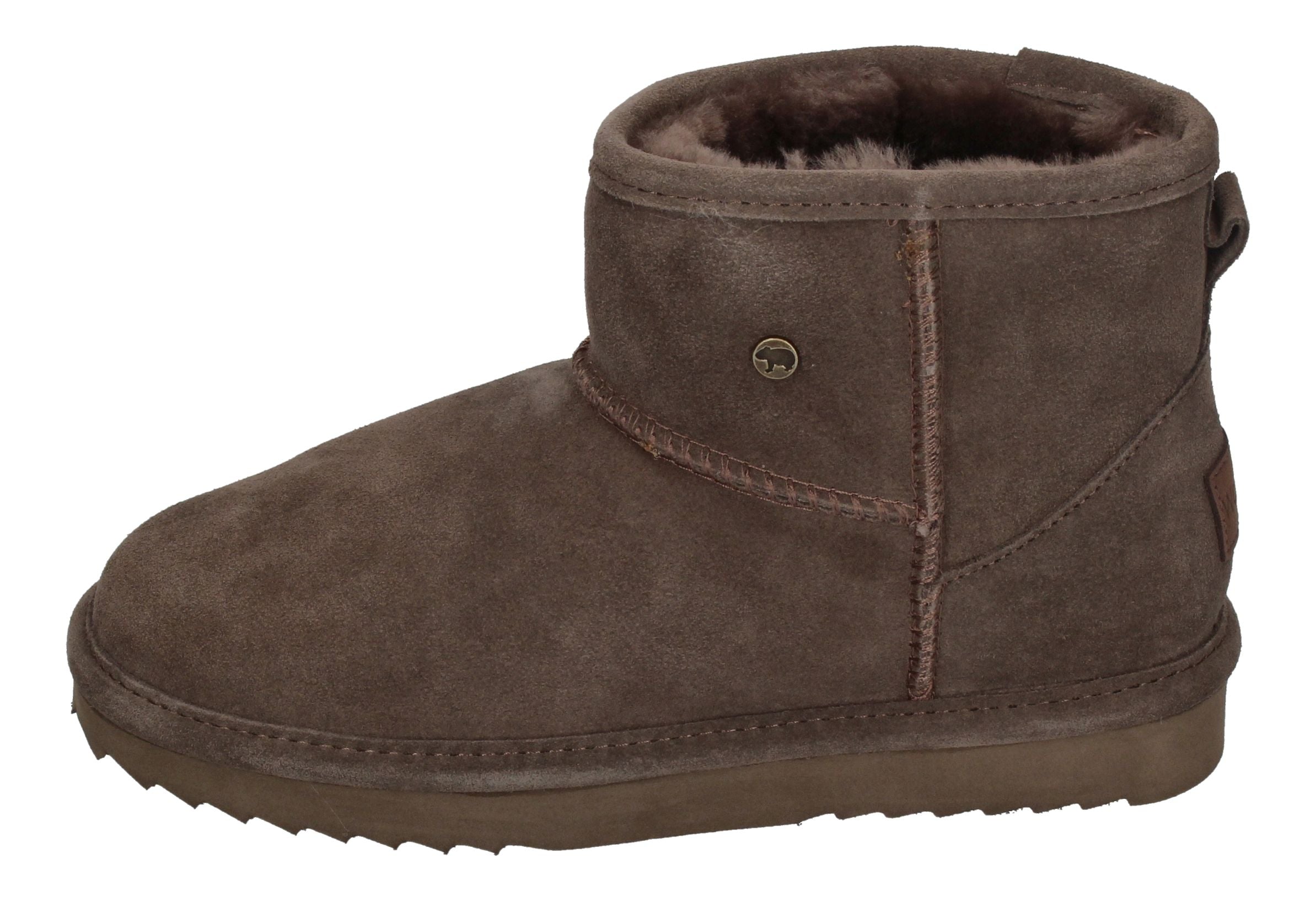 WARMBAT Damenschuhe Schaffell Booties WALLABY - pebble-1
