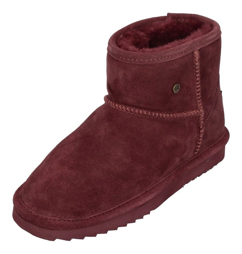 WARMBAT Damenschuhe Schaffell Booties WALLABY - port-0