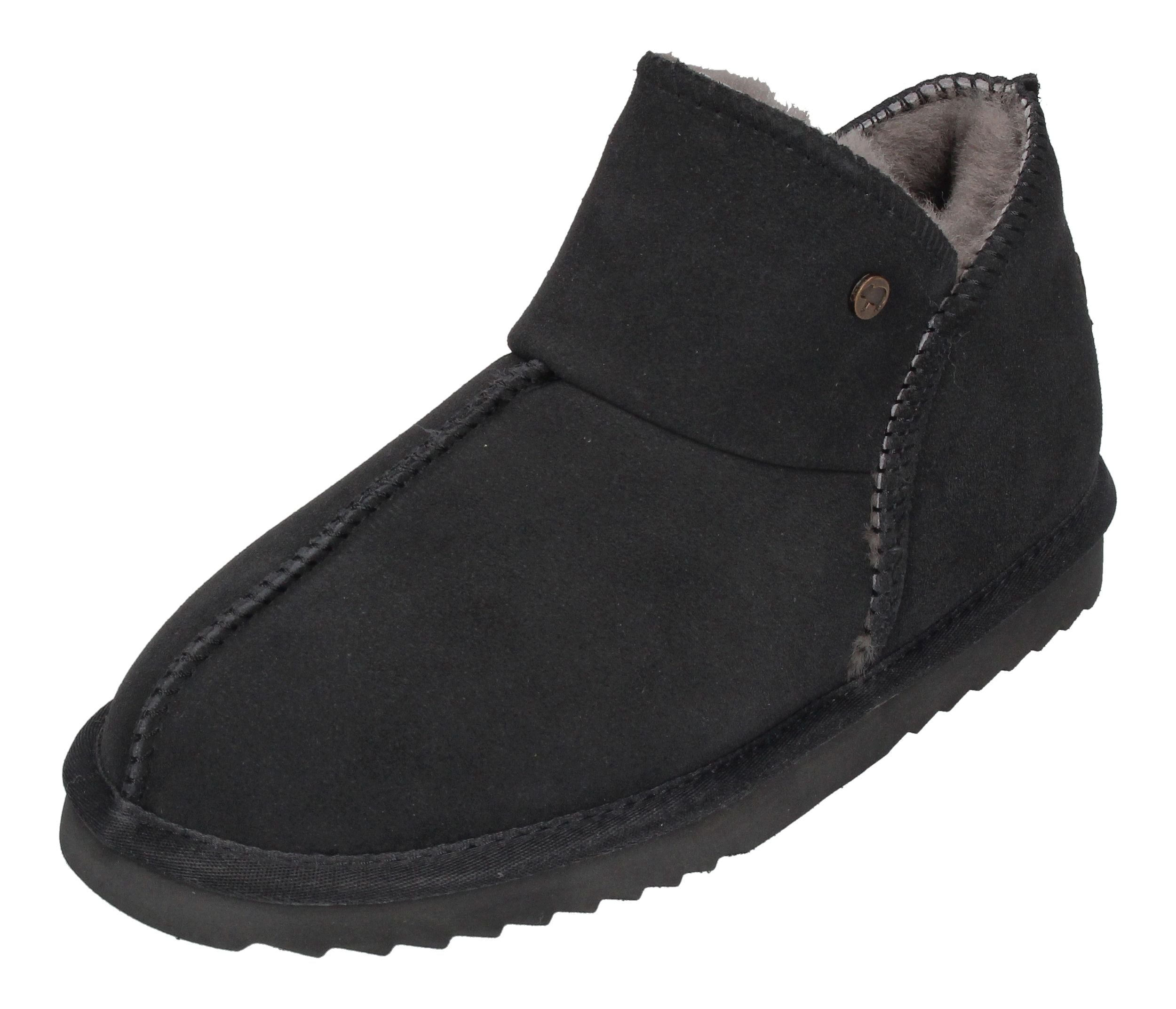 WARMBAT Damenschuhe Schaffell Booties WILLOW - charcoal