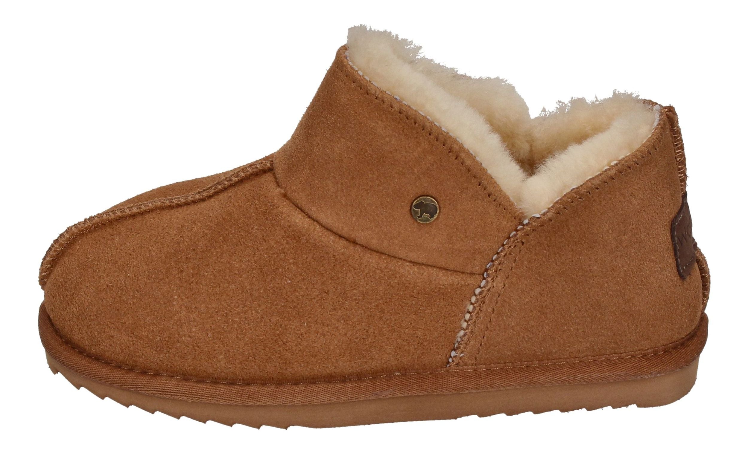 WARMBAT Kinderschuhe Schaffell Booties WILLOW - cognac-1