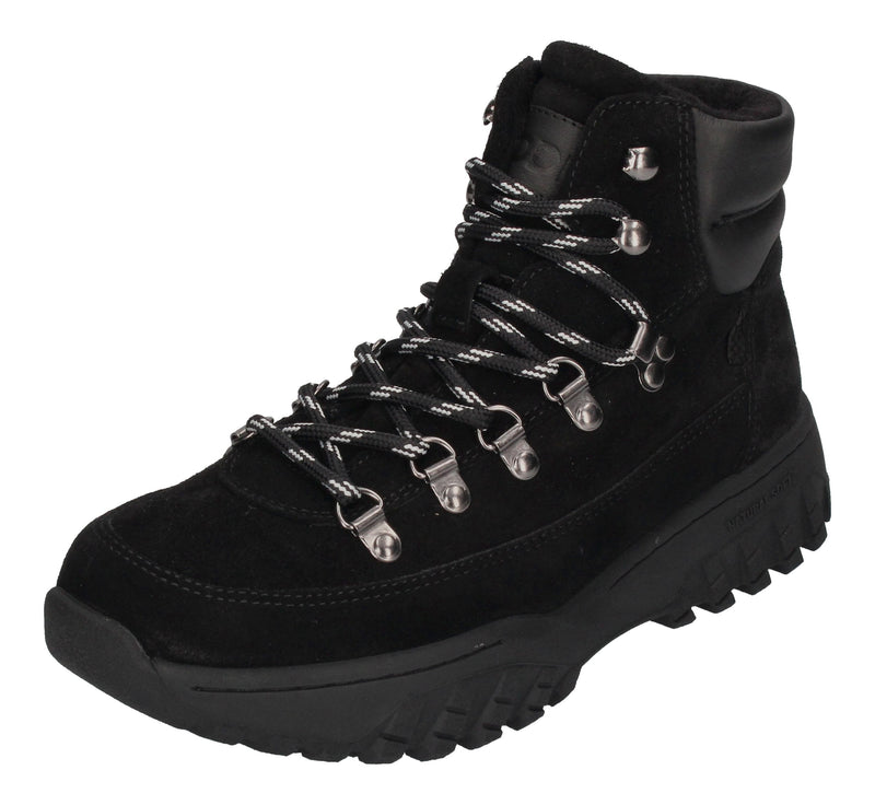 WODEN Damen Boots - IRIS TRACK SUEDE - black-0