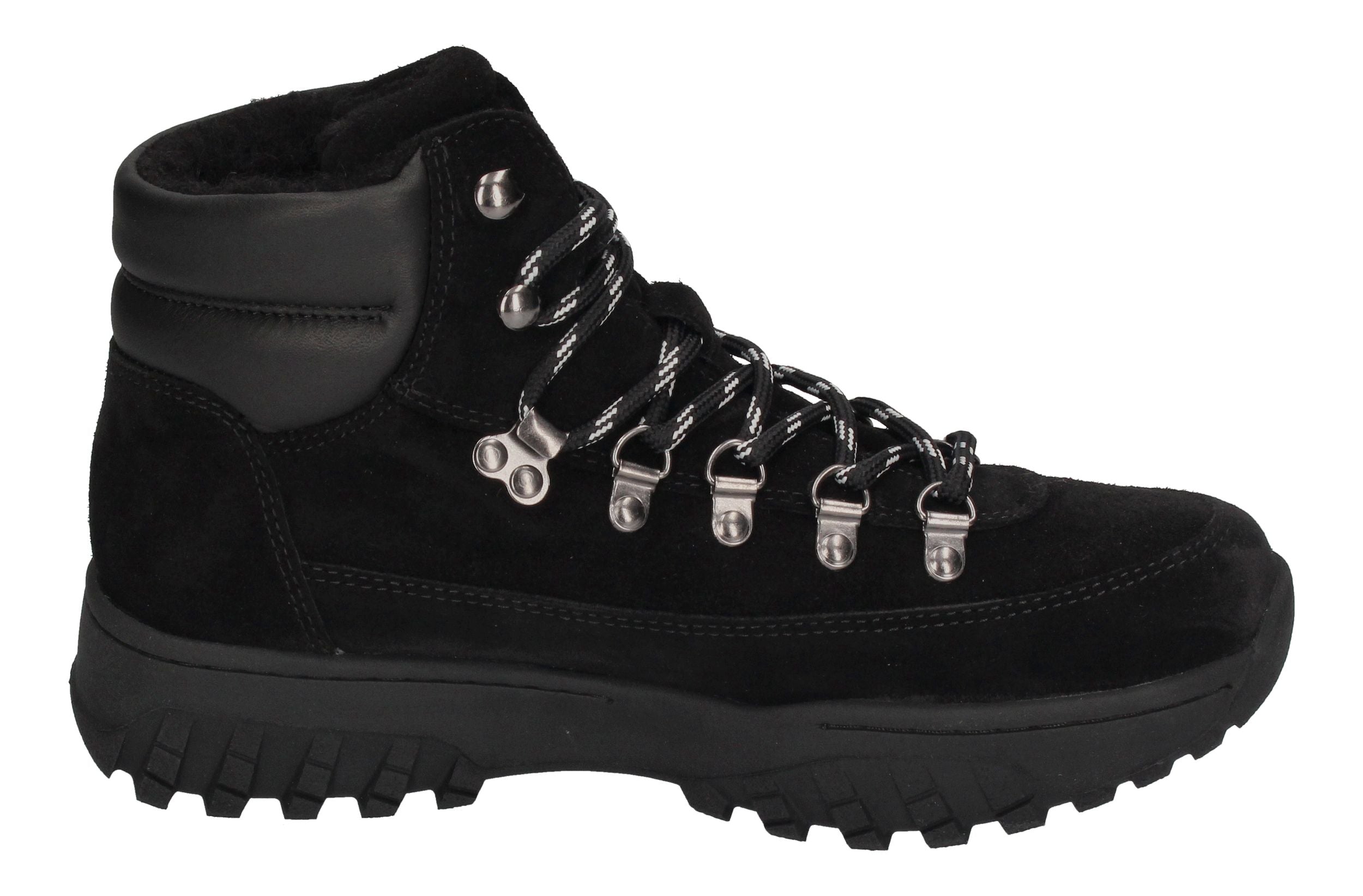 WODEN Damen Boots - IRIS TRACK SUEDE - black-3