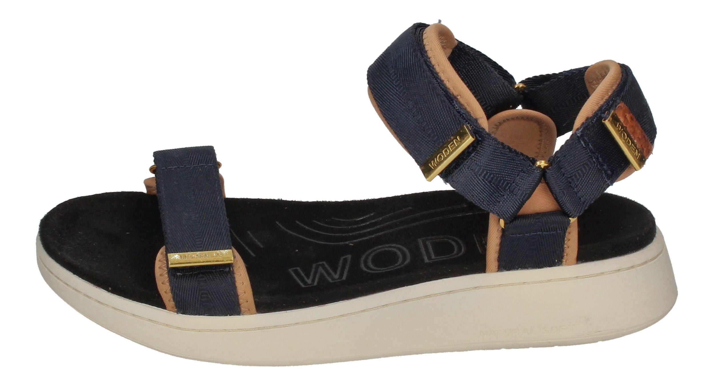 WODEN Damenschuhe Sandalen - LINE WL926 - dark navy-1