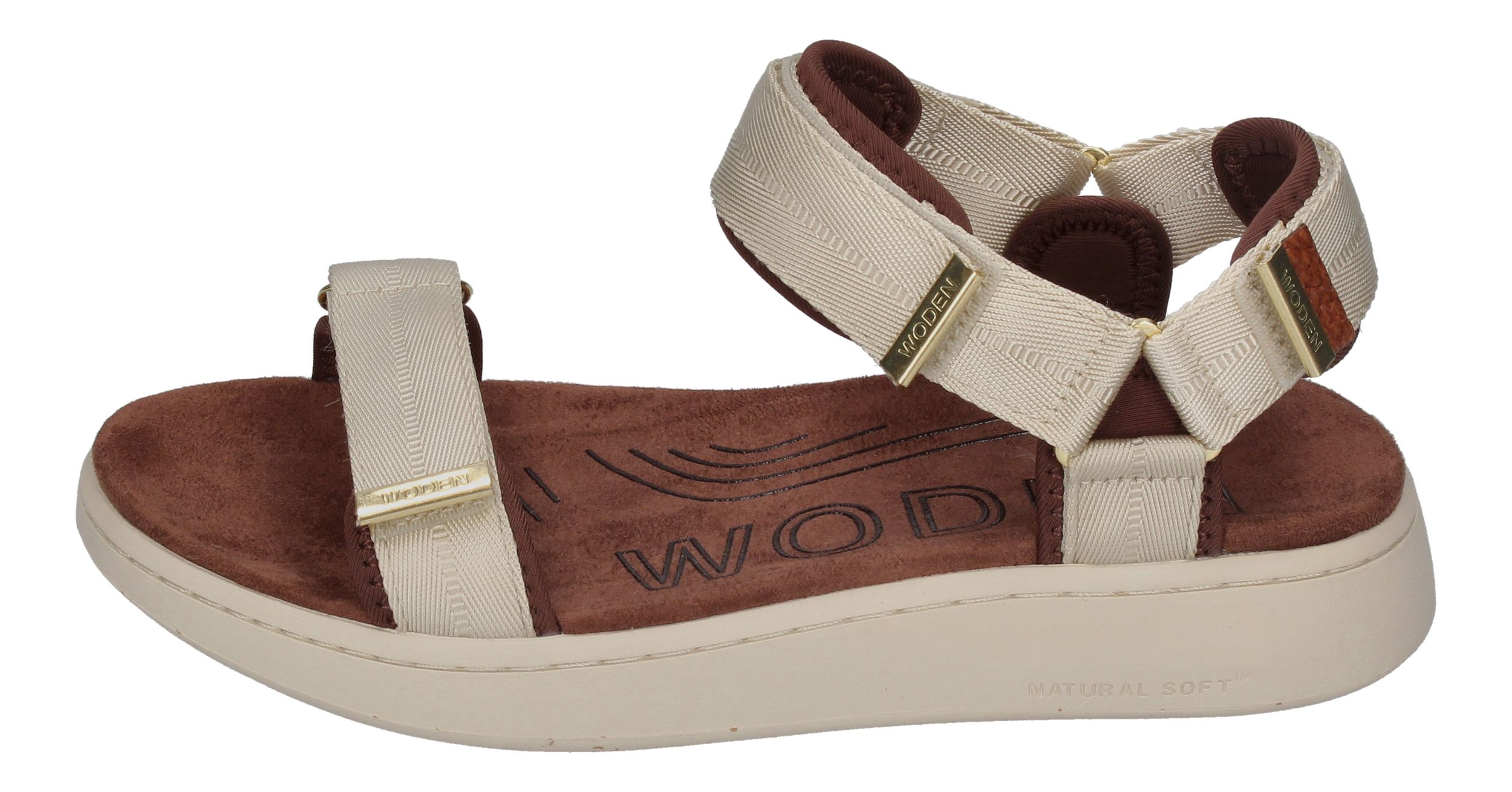 WODEN Damenschuhe Sandalen - LINE WL926 - ivory-1